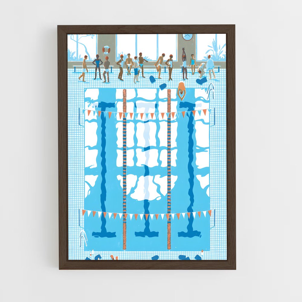 Poster Olympics artistic – affiche Natation synchronisée (vue 5)